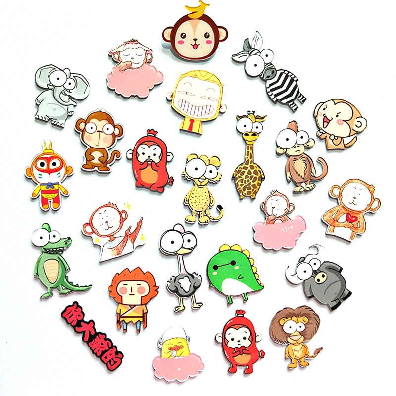 Рождество мультфильм животное с большими глазами Буффало слон лев кухня