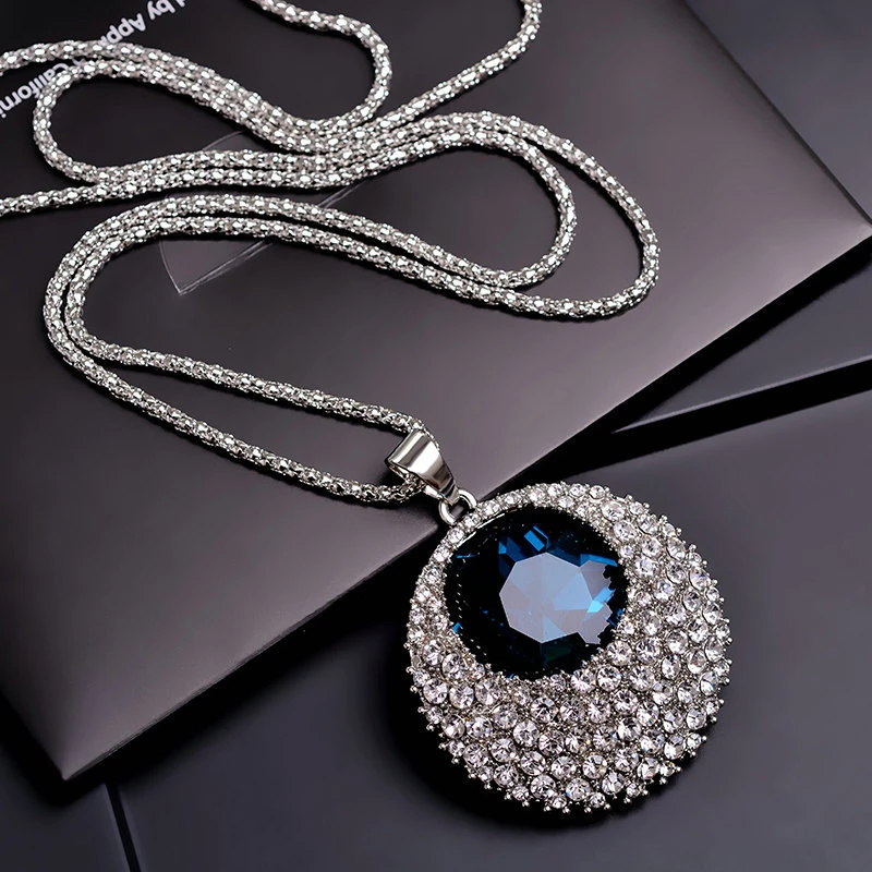 

Long Necklaces & Pendants for Women Maxi Collier Femme Geometric Chain Fashion Necklace Statement Colar Accessories Jewelry 2021
