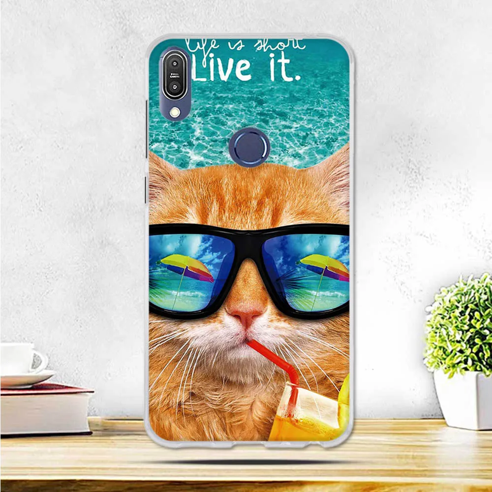 Чехол для Asus Zenfone Max Pro M1 ZB601KL тонкий мягкий силиконовый чехол из ТПУ ZB602KL X00TD |