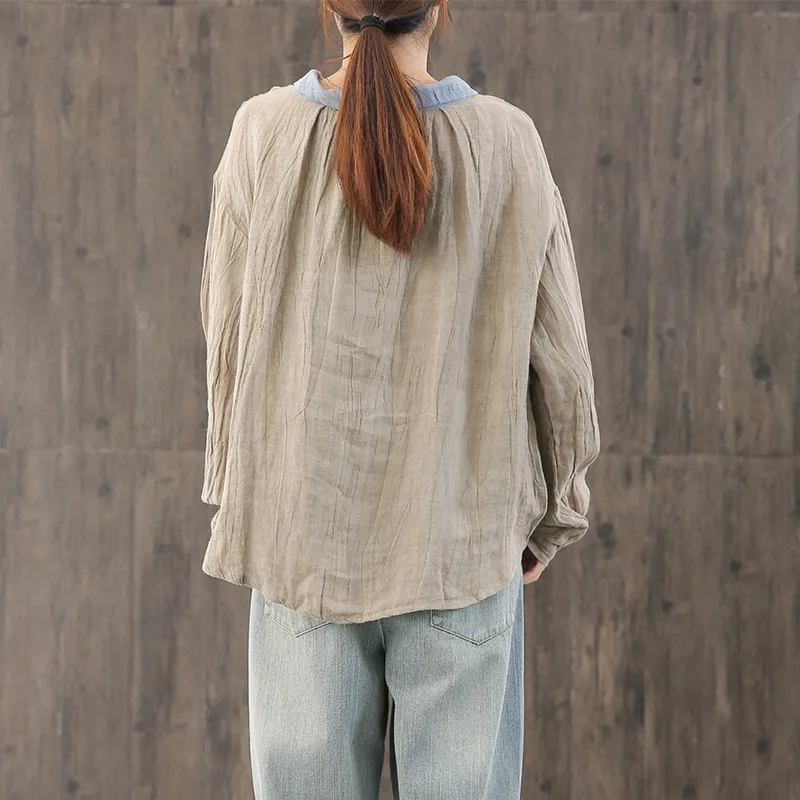 Max LuLu 2020 новые весенние корейские модные женские свободные топы льняные