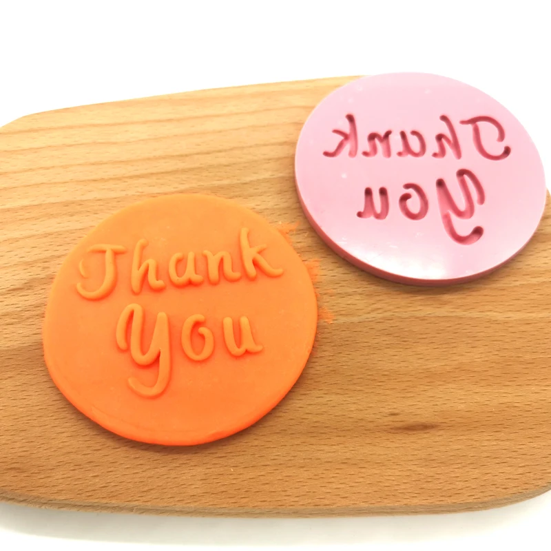 

2021 Birthday Easter Cake Tool Thank you Letter Embossed Cutter Mold Baby Cake/Cookie Cutter Stamp Fondant Cake Decorating Tools