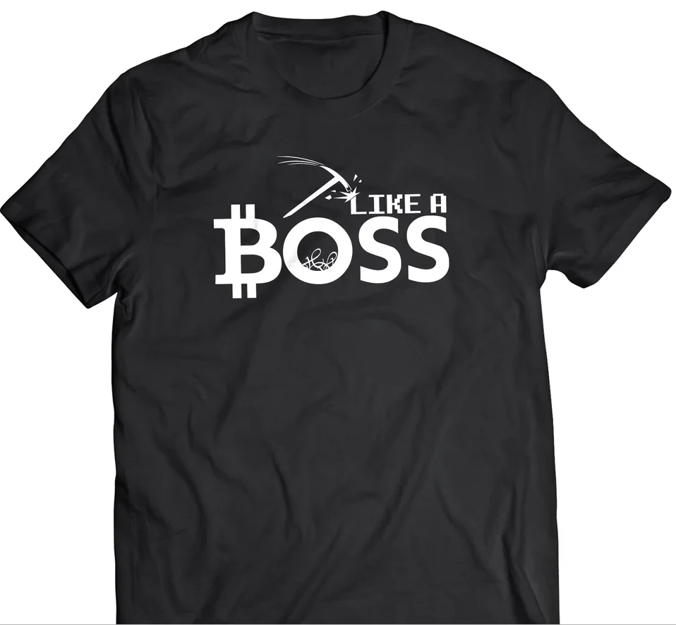 

Mining Like A Boss, Crypto Currency Bitcoin T-Shirt. Summer Cotton Short Sleeve O-Neck Mens T Shirt New S-3XL
