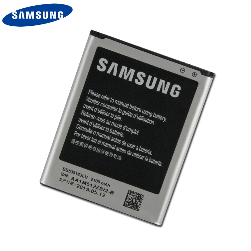 Оригинальная запасная батарея для телефона EB535163LU Samsung I9082 Galaxy Grand DUOS I9080