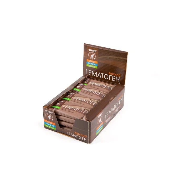 Гематоген Titbit мясной витаминный 35 г 5008402|Лакомства и витамины для собак| |