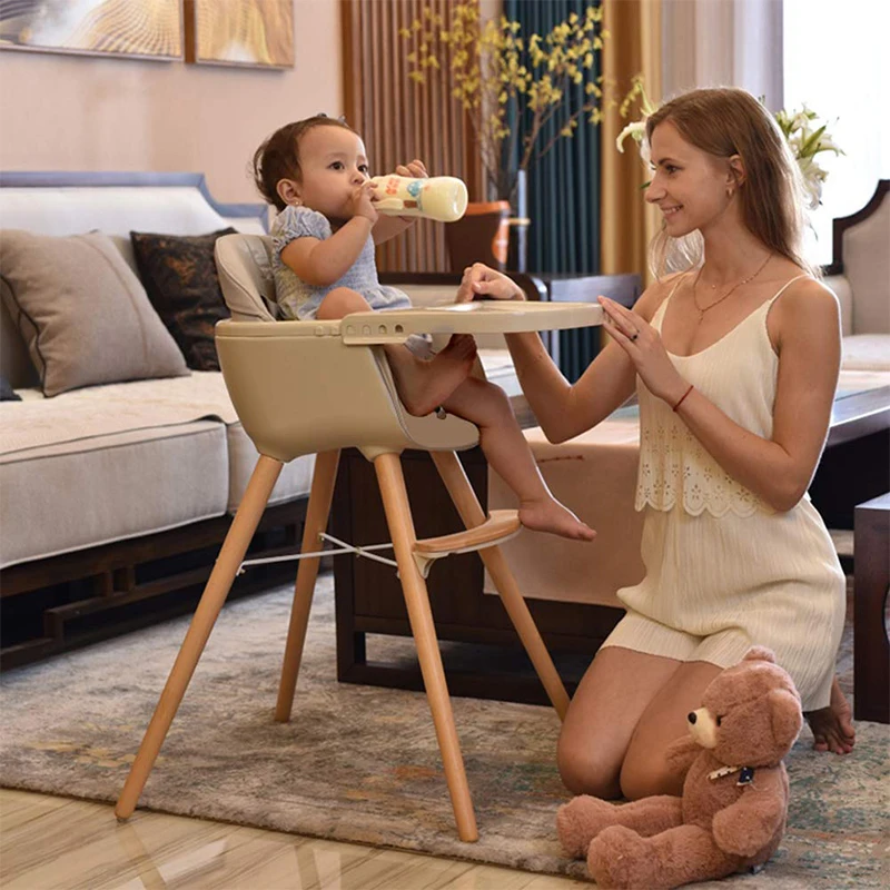 

Детский обеденный стул, Многофункциональный складной портативный большой детский стул, обеденный стол, высокий стул HWC