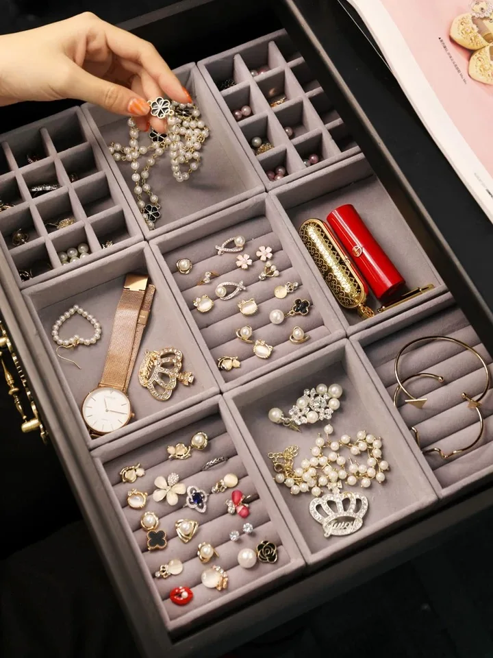 Ящик для хранения ювелирных изделий сделай сам серый ящик из мягкого бархата