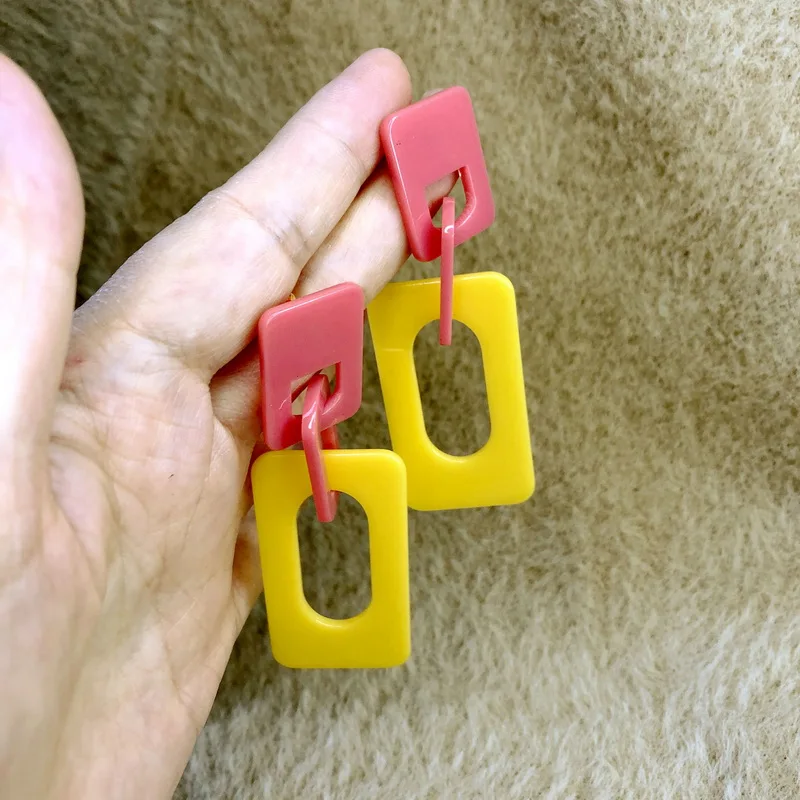 Женские акриловые серьги F.J4Z простые подарочные 2021