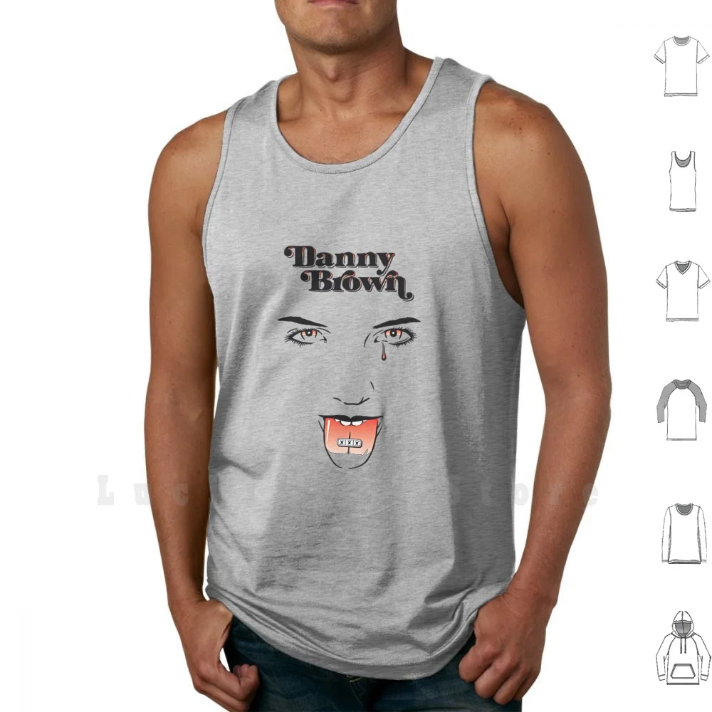Xxx Tank Tops Vest 100% Cotton Danny Brown Xxx Rap Hip Hop Music Album Record Vinyl Dance