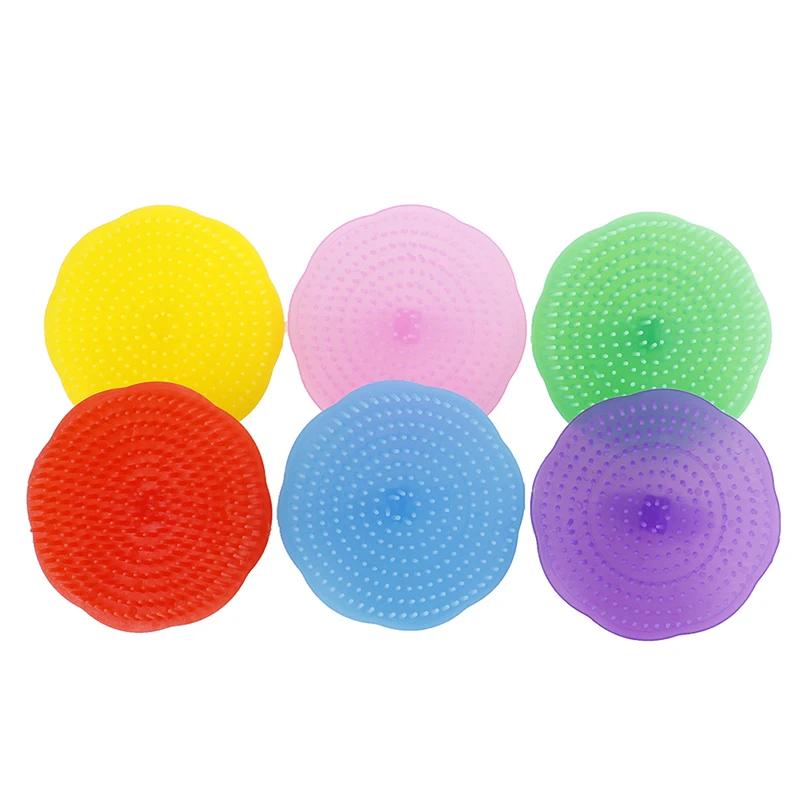 1 шт. силиконовые шампунь для щетка массажа головы волос мытье очищает расчески