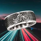 Модные крутые байкерские кольца из нержавеющей стали в стиле стимпанк для мужчин, массивное кольцо в стиле хип-хоп и панк, женские готические украшения в стиле бохо