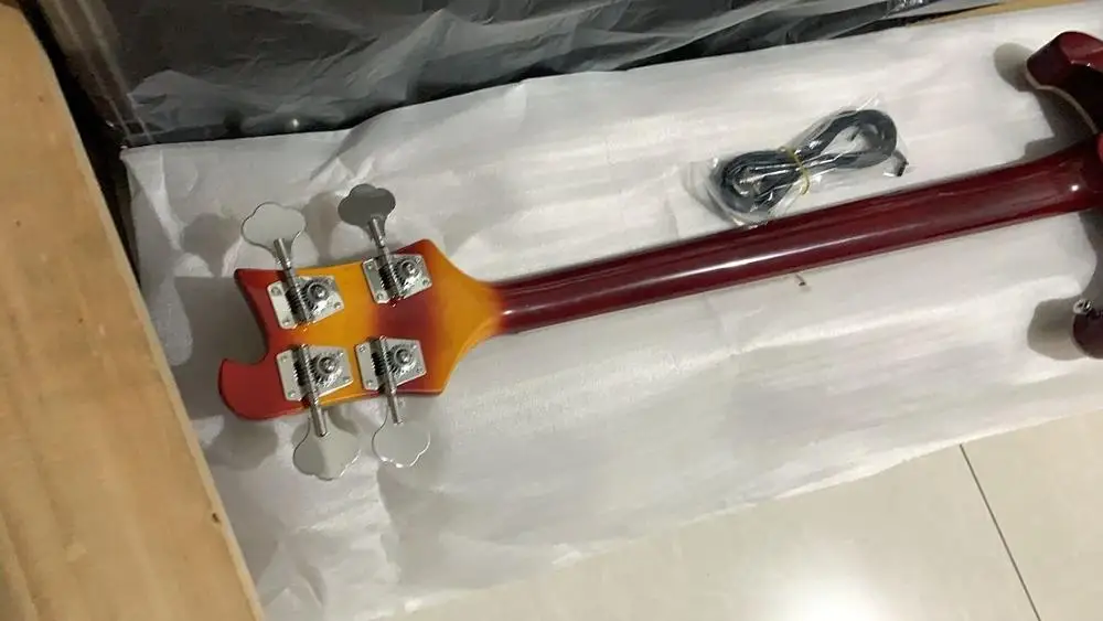 New Arrival Left Handed 4003 Rick Model 4 String Electric Guitar In Cherry Sunburst 1911065 | Спорт и развлечения