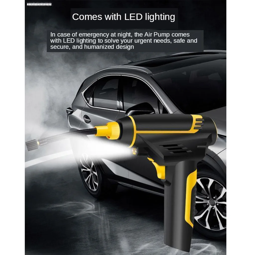 Vehicle-mounted Universal Power Supply Hand-held Compression Car Air Pump | Автомобили и мотоциклы