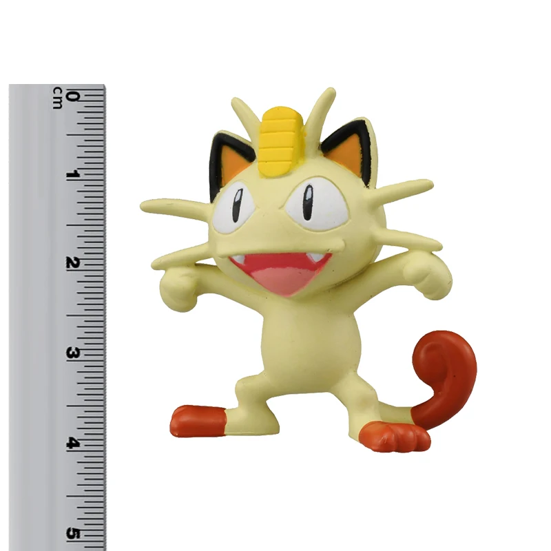 Takara Tomy Pokemon monклей-EX Sun Moon 4 см Коллекционная мини-игрушка фигурка Meowth новая в