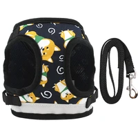 dog breast sling vest style reflective pet leashing dog leash small and medium sized dog breast sling