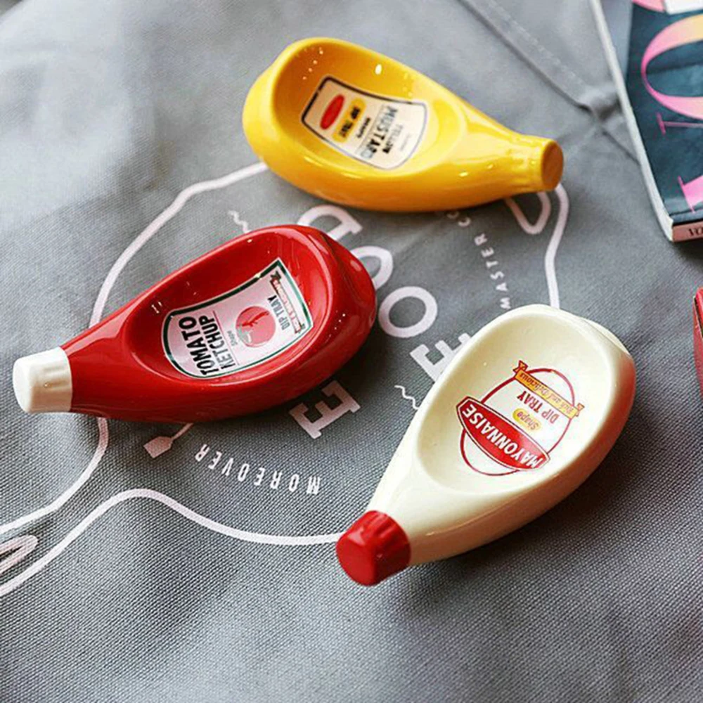 Креативная тарелка для тарелок экструдированная в форме бутылки томатов соевого