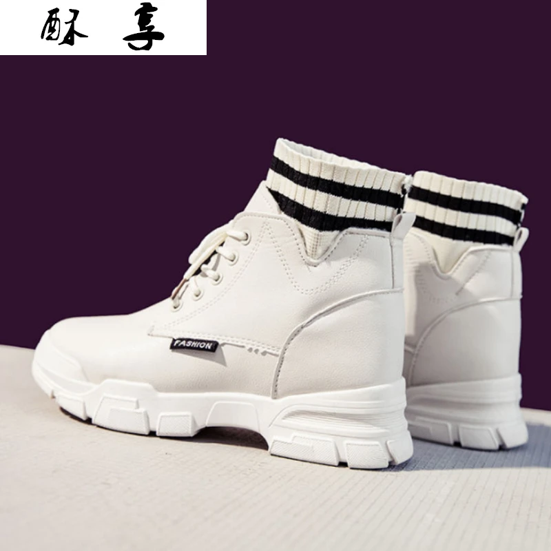 

Sneakers Women Shoes Woman Zapatillas Mujer Casual Winter Boots Women High Top Warm Cotton Shoes Outdoor Zapatos De Mujer Lace