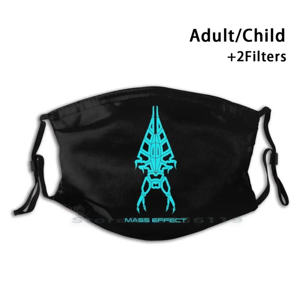 

Mass Effect жнец-синий дизайн анти-Пылевой Фильтр моющийся Уход за кожей лица Маска Дети жнец Masseffect Mass Effect игры Nightdweller синий