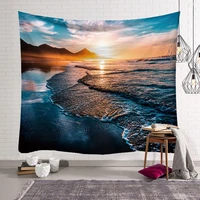 natural scenery beach tapestry wall hanging backdrops photography background cloth table cover bedside decor paintings curtain