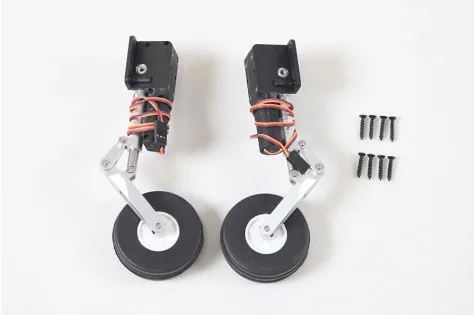 FMS 70 мм импеллер EDF Як-130 Yak130 V2 главной посадке Шестерни Системы с 2 убирается RC Самолет Модель Запчасти для самолетов