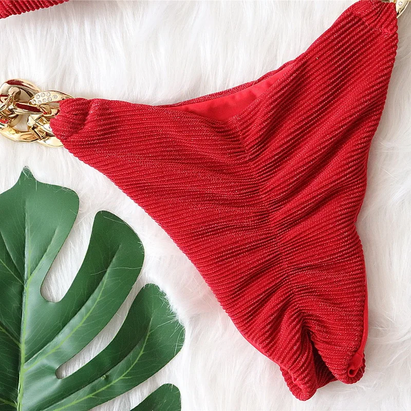 Новинка сексуальное бикини для пляжа 2022 купальный костюм с трусиками-танга