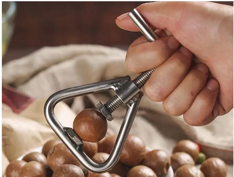 Новая ручная открывалка для орехов Macadamia гайка машина для изготовления крекеров орех Щелкунчик гайка Шеллер инструмент для открывания орехов Macadamia кухонные аксессуары