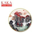 Наборы для вышивки крестом, наборы для рукоделия с печатным рисунком, холст 11ct-для домашнего декора, пейзаж, полный CKS0028