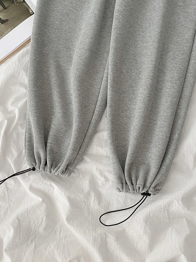 

HELIAR Trousers Harem Pants High-waisted Pants Wide Leg Elastic Drawstring Casual Joggers Female Spring Autumn Clothing 2021