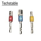 3 шт.компл. адаптер с шестигранным хвостовиком и переходником из хромированной ванадиевой стали для удлинительных сверл 14 