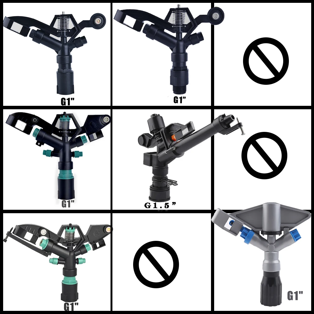 Разбрызгиватель для сада газона G1 дюйма вращение на 360 °|Спринклеры сада| |