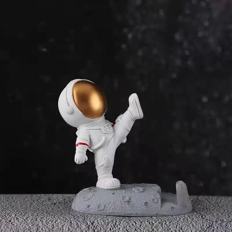 astronauts decoration phone holder universal cell phone stand holder bracket toys astronauts ornaments home office desk decor free global shipping