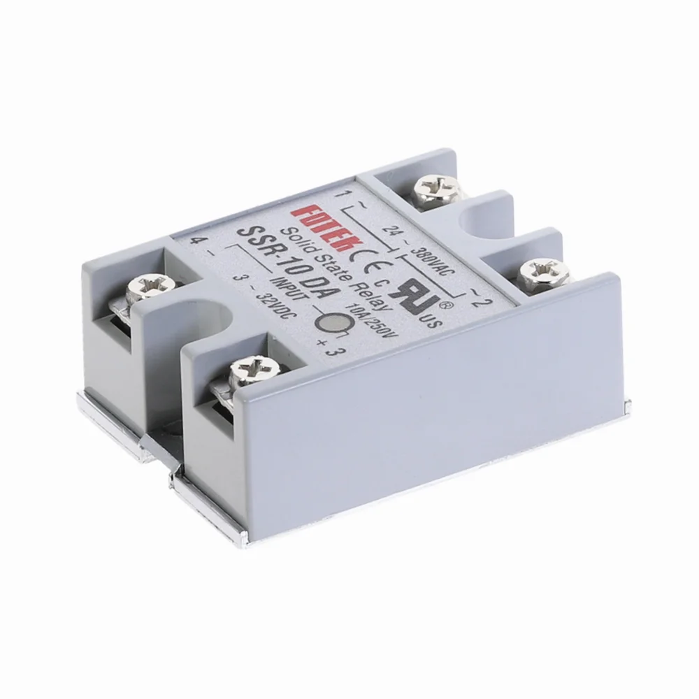 Твердотельное реле Φ 10A фактически 3-32V DC TO 24-380V AC SSR 10DA твердотельный регулятор
