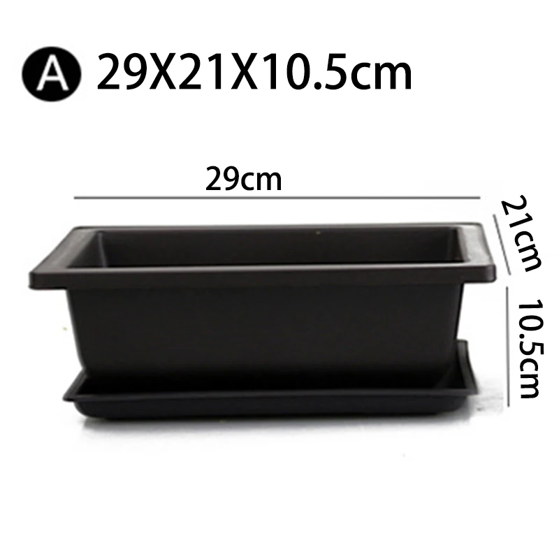 Цветочные растения горшки блюдце набор пластиковый бонсай Детский горшок сад