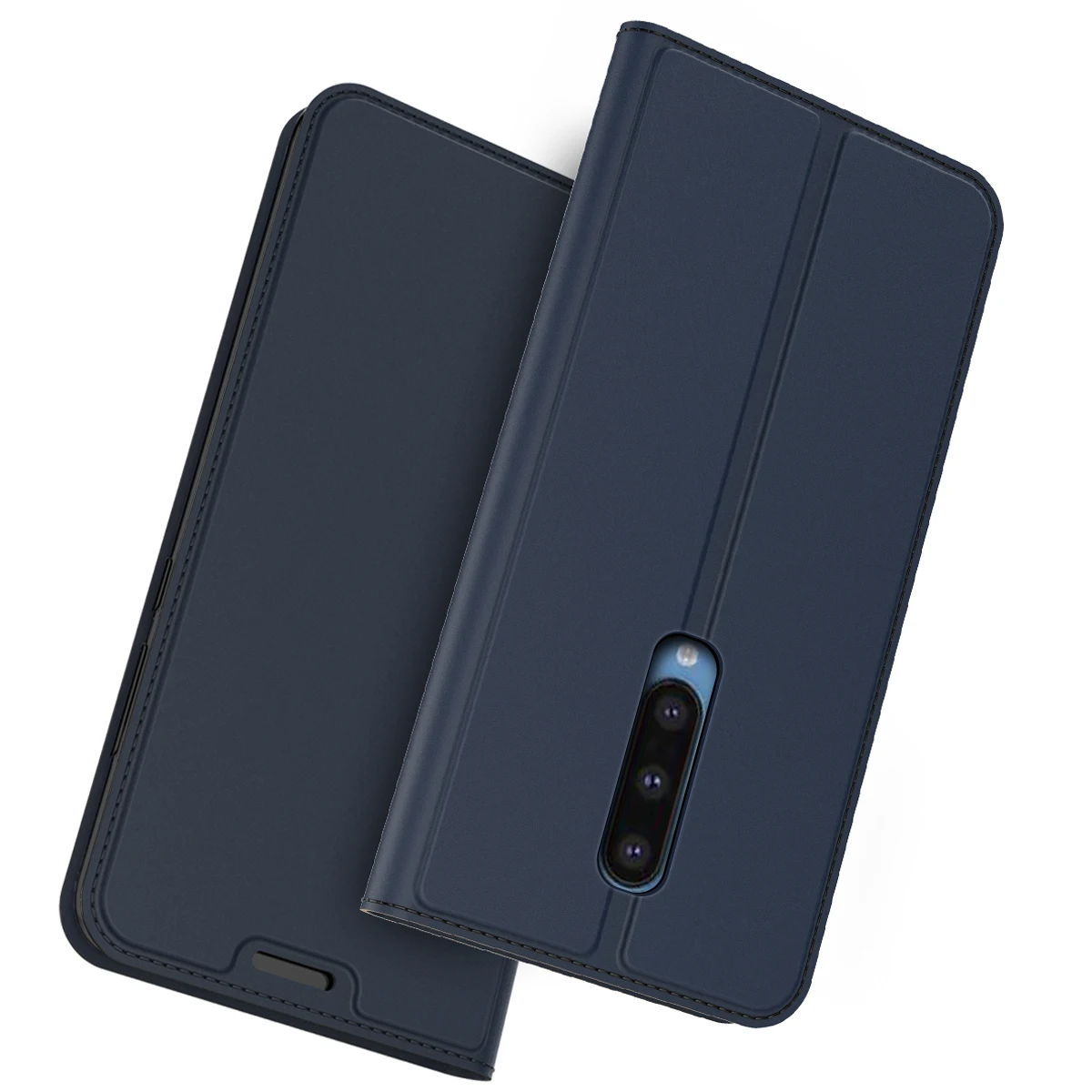 Чехол книжка из искусственной кожи для OnePlus 8 Pro 7T Магнитный чехол бумажник с