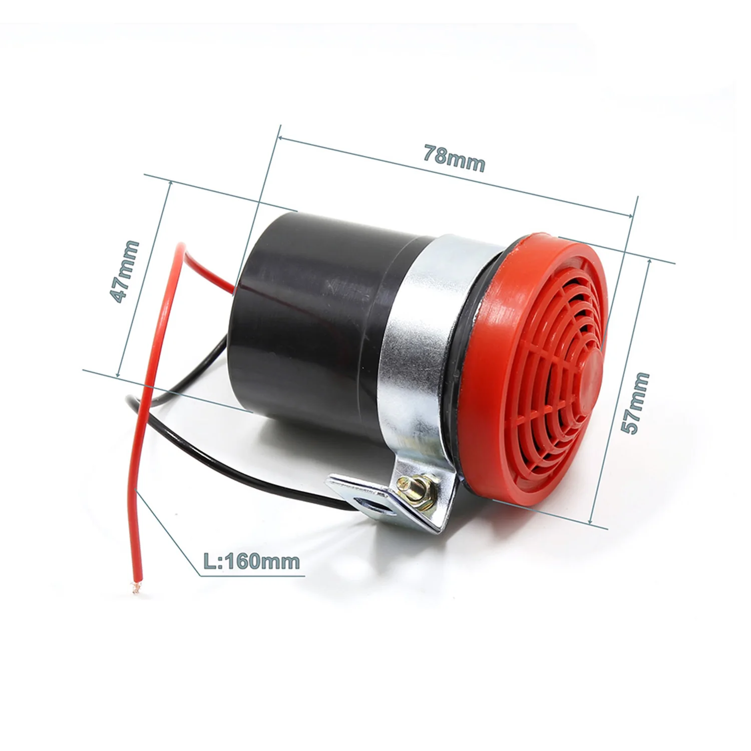 12V 24V 105dB Автомобиль Мотоцикл задний Рог звуковой сигнал заднего хода звуковой сигнал зуммер Предупреждение сигнализации колонки