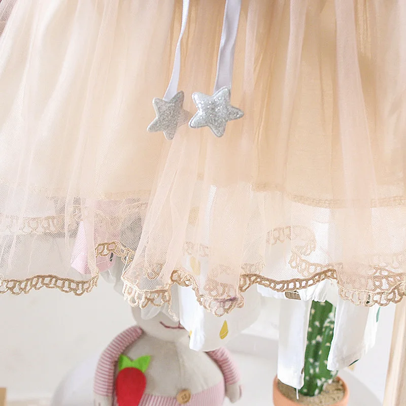 Детское платье с длинным рукавом и юбкой-пачкой | Детская одежда обувь