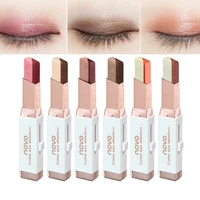 two color eyeshadow stick velvet gradient pearlescent waterproof eyeshadow pen eye modification makeup cosmetics tool women girl
