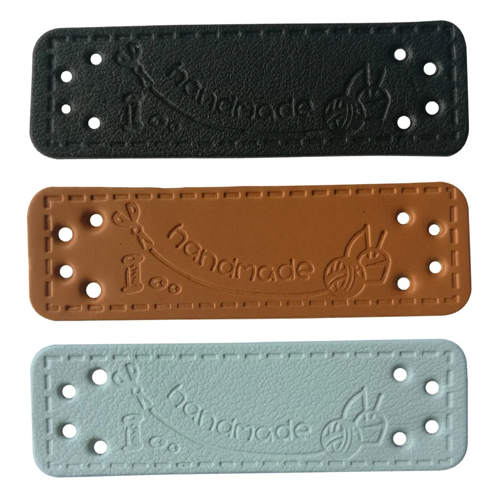 Кожаные этикетки ручной работы для рукоделия Швейные аксессуары сумок обуви