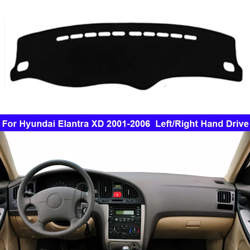 Крышка приборной панели автомобиля коврик накидка для Hyundai Elantra XD 2001 2002 2003 2004 2005 2006