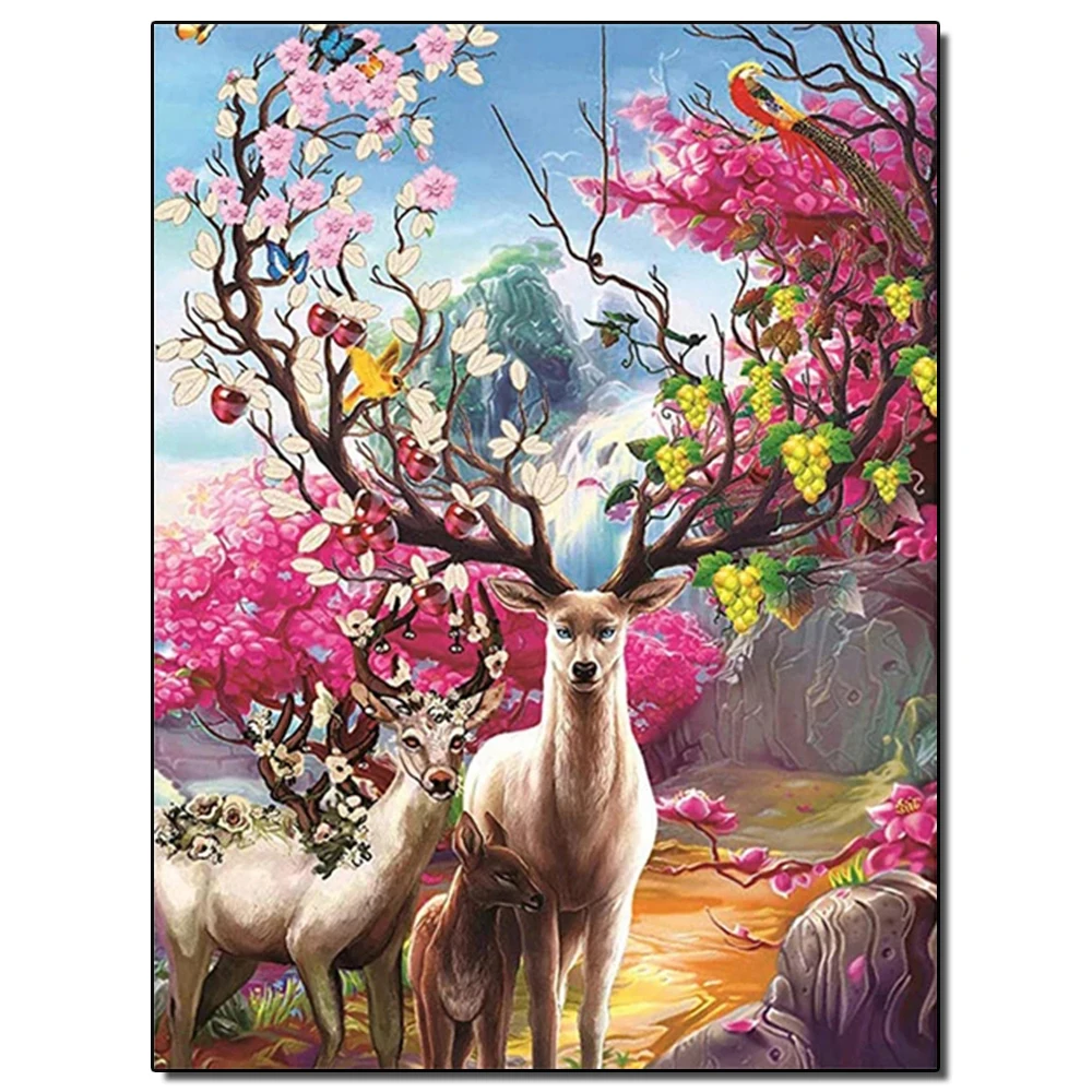 Набор для алмазной вышивки сделай сам картина с изображением животных