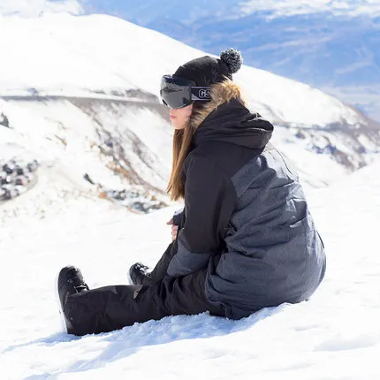 Женский костюм для катания на сноуборде GSOU водонепроницаемый и дышащий с