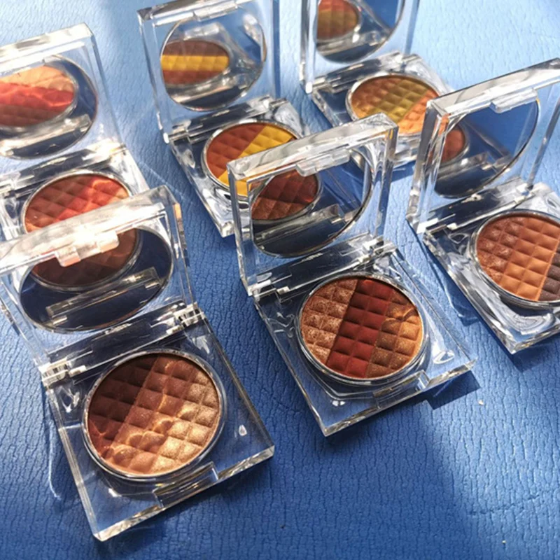 Лучшие 3 цвета соединяющиеся тени для век палитра макияжа матовая блестящая