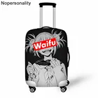 Обложка для багажа twoheart sgirl с рисунком аниме Senpai, эластичная, фотообложка, аксессуары для путешествий 1820222426283032 дюймов