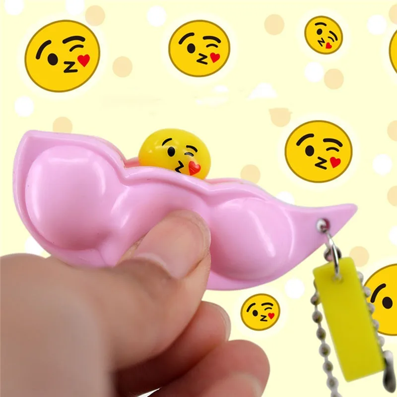 

Push Its Bubble Fidget Toys Anti Stress Kids Squeeze Toy Keychain Infinite Peanut Peas Beans Press Pops Decompression Figet Toys