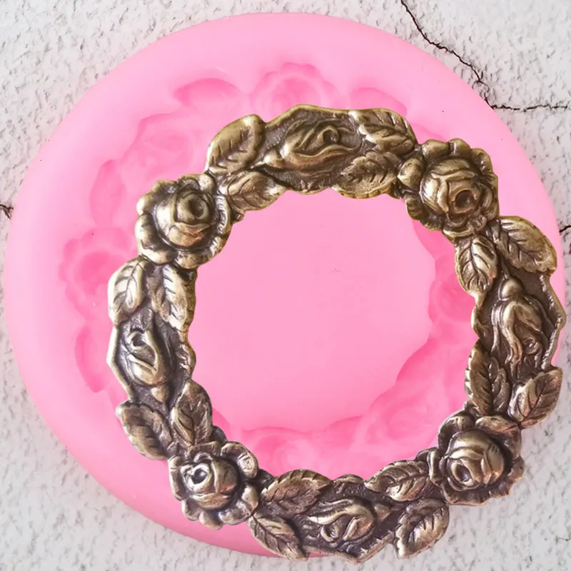 Цветочная гирлянда силиконовые формы форма сделай сам для выпечки кексов розы