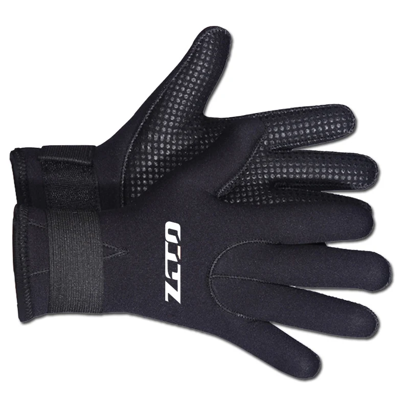 3mm Neoprene Diving Gloves Spearfishing Underwater Fishing Anti-slip Gloves Adjustable Hunting Swimming Keep Warm Gloves Diving