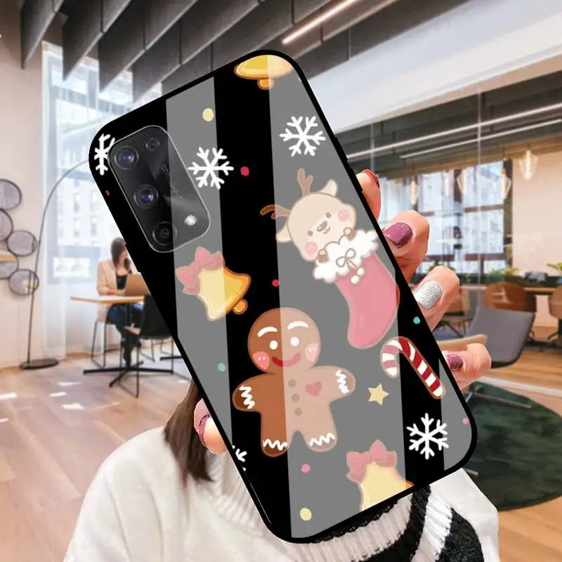 RUICHI Рождественский подарок для Oppo R9 11 17 PRO F5 7 9 A5 37 57 59 83 стеклянный корпус |