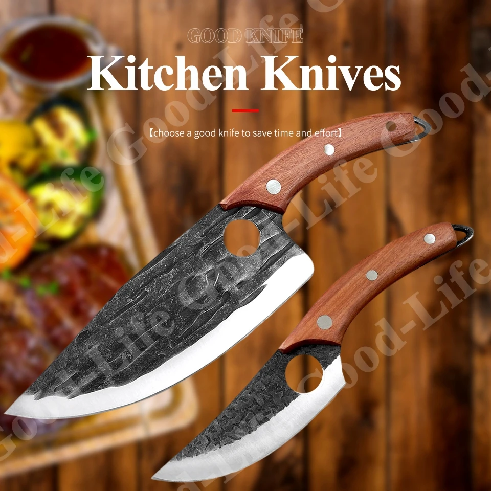 

Forged Boning Knife Butcher Knife Kitchen Chef Knives Forged Stainless Steel Meat Cleaver Butcher Vegetable Cutter Slicer