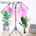 Светодиодная лампа для выращивания растений Yabstrip, полный спектр, 5 В, USB, для комнатных садовых растений, цветов, коробка гидропоника, шатер для выращивания, фито-лампы