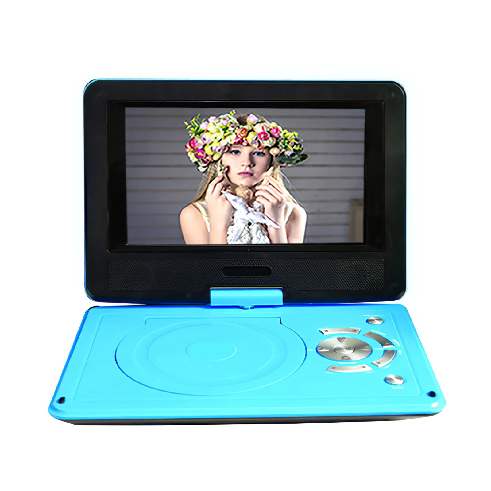 

TV Player With CD Antenna Remote Control 270 Rotatable 100-240V Car CD Player 25cm/9.8inch Portable DVD Player Children Video