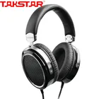 Takstar HF 580HF580 Hi-Fi Плоские наушники ультра-большие плоские диафрагмы с низким уровнем искажения мощные LF полностью MF прозрачные HF музыка